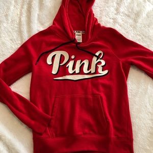 Red Victoria Secret hoodie